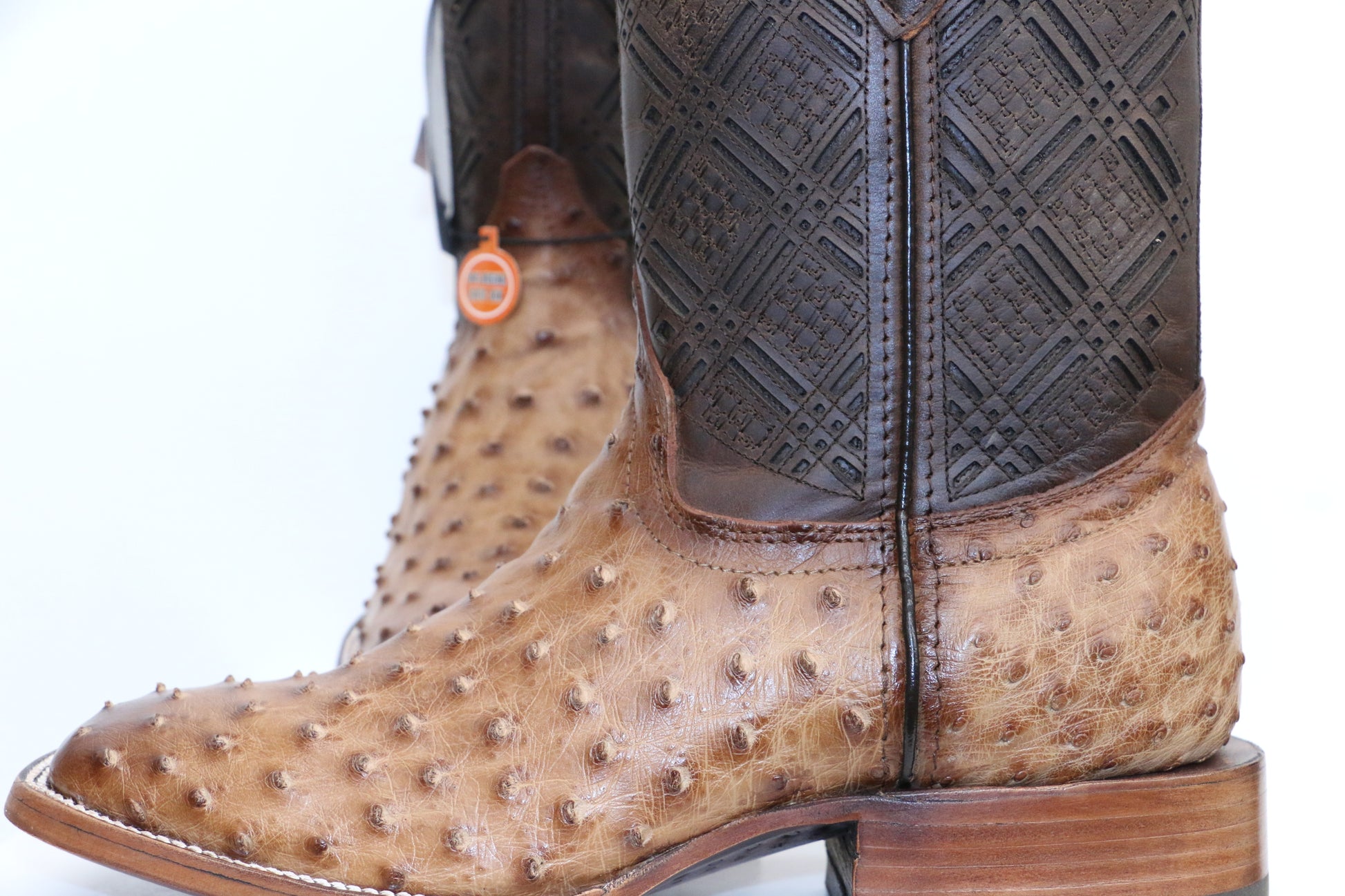 Chero's Premium Exotic Ostrich Scorched Brandy