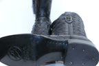 Chero's Premium Exotic Ostrich Triple Black