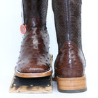 Chero's Premium Exotic Ostrich Cowboy Light Brown