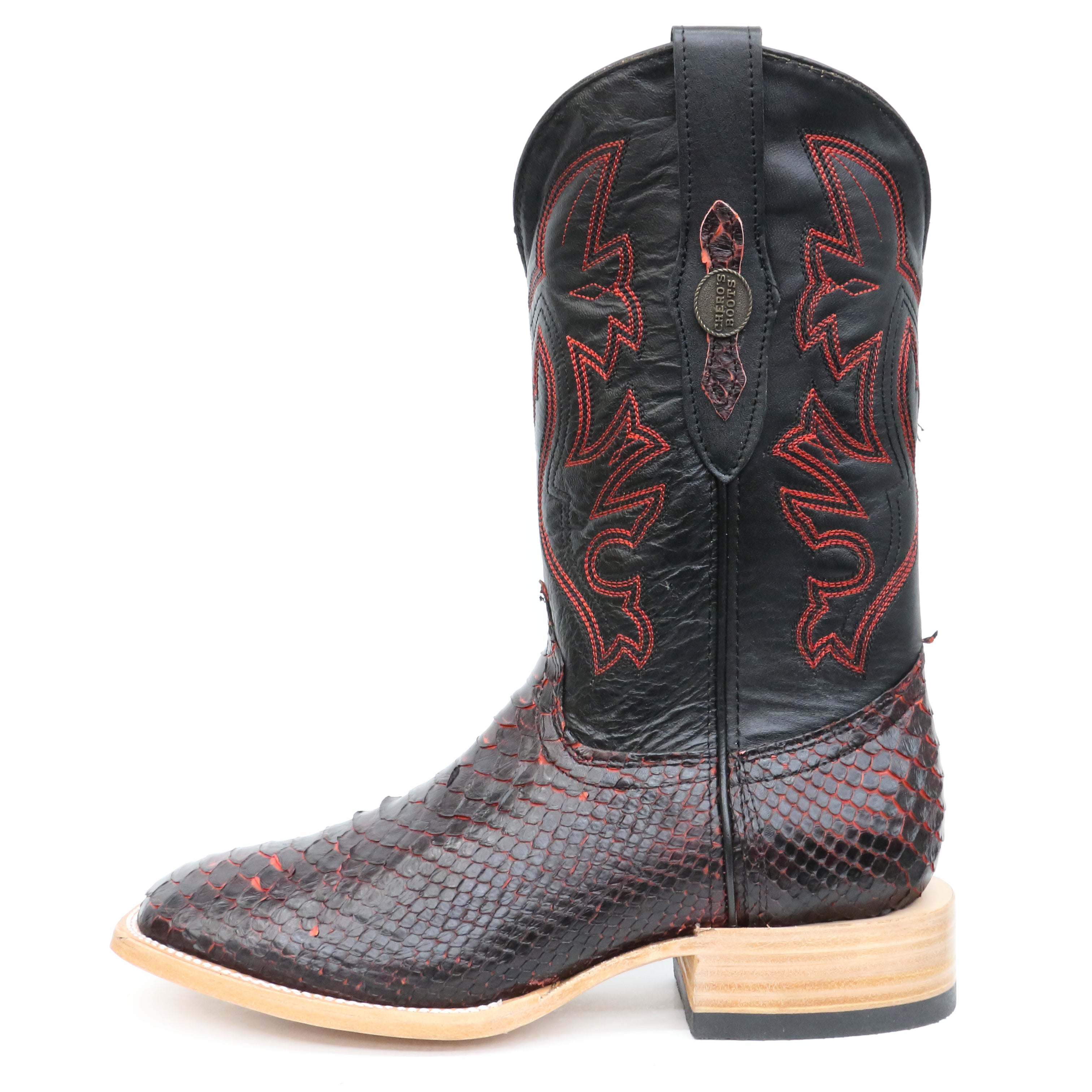 Chero's Premium Exotic Python Black/Red
