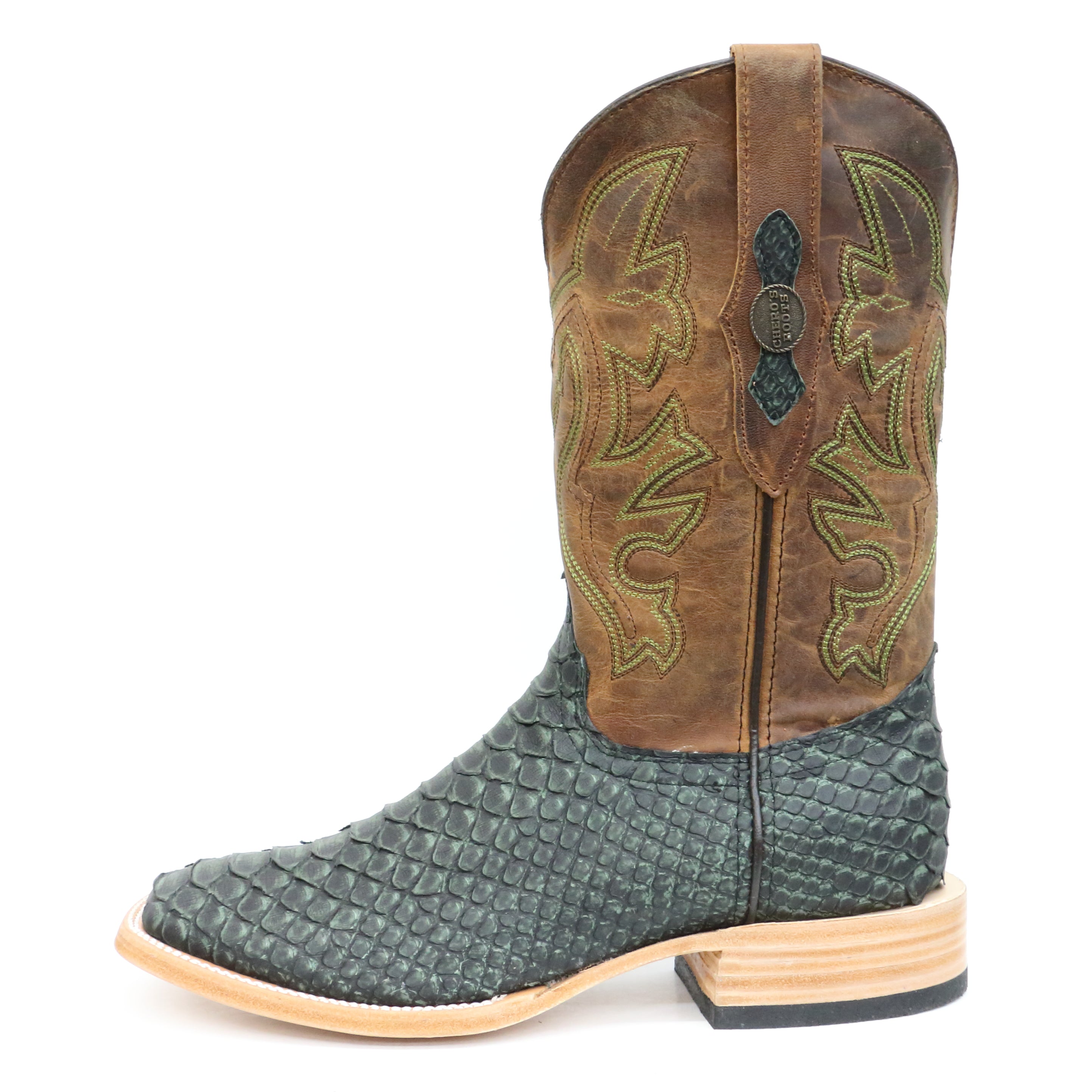 Chero's Premium Exotic Python Safari Green