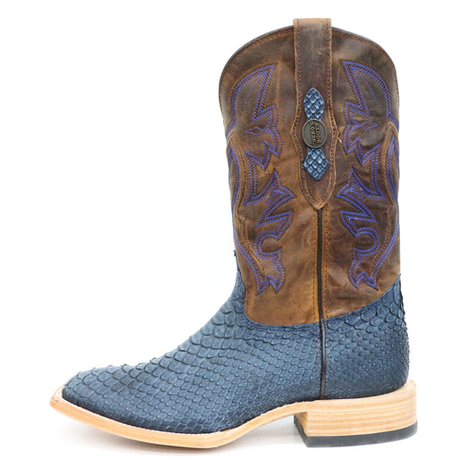 Chero's Premium Exotic Python Rustic Navy