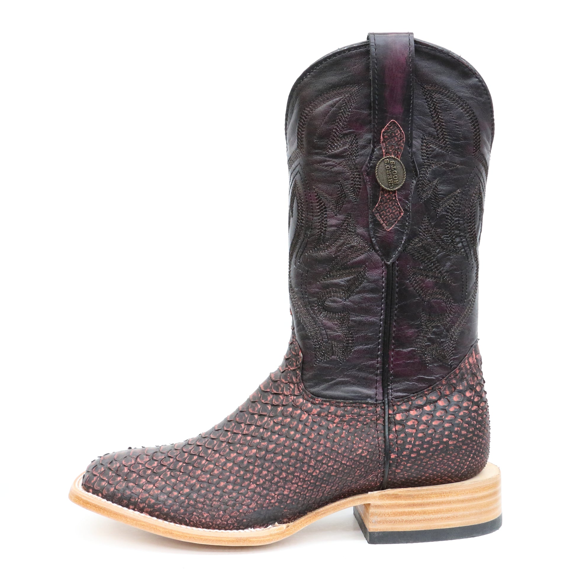 Chero's Premium Exotic Python Safari Red