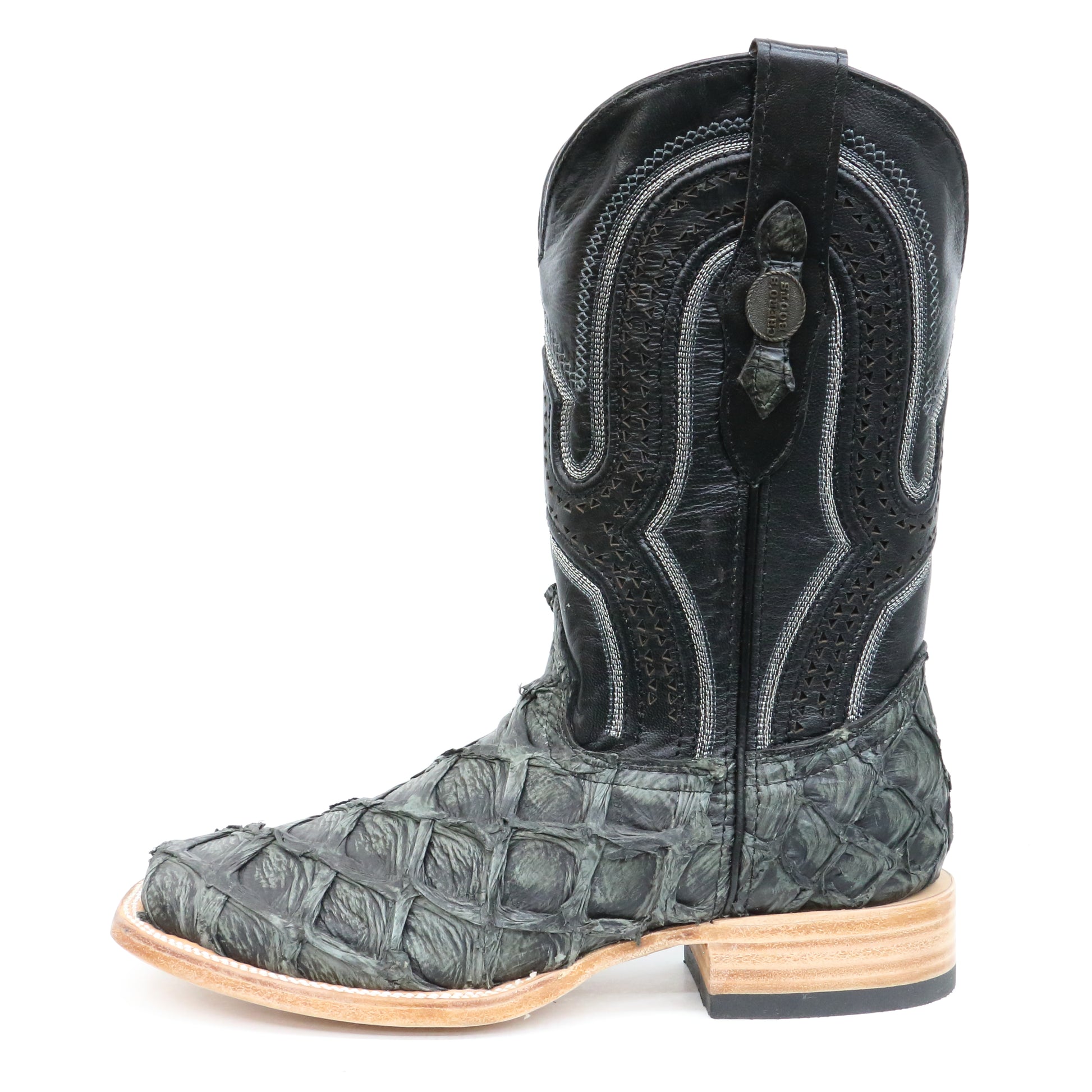 Chero's Premium Exotic Pirarucu Rustic Grey