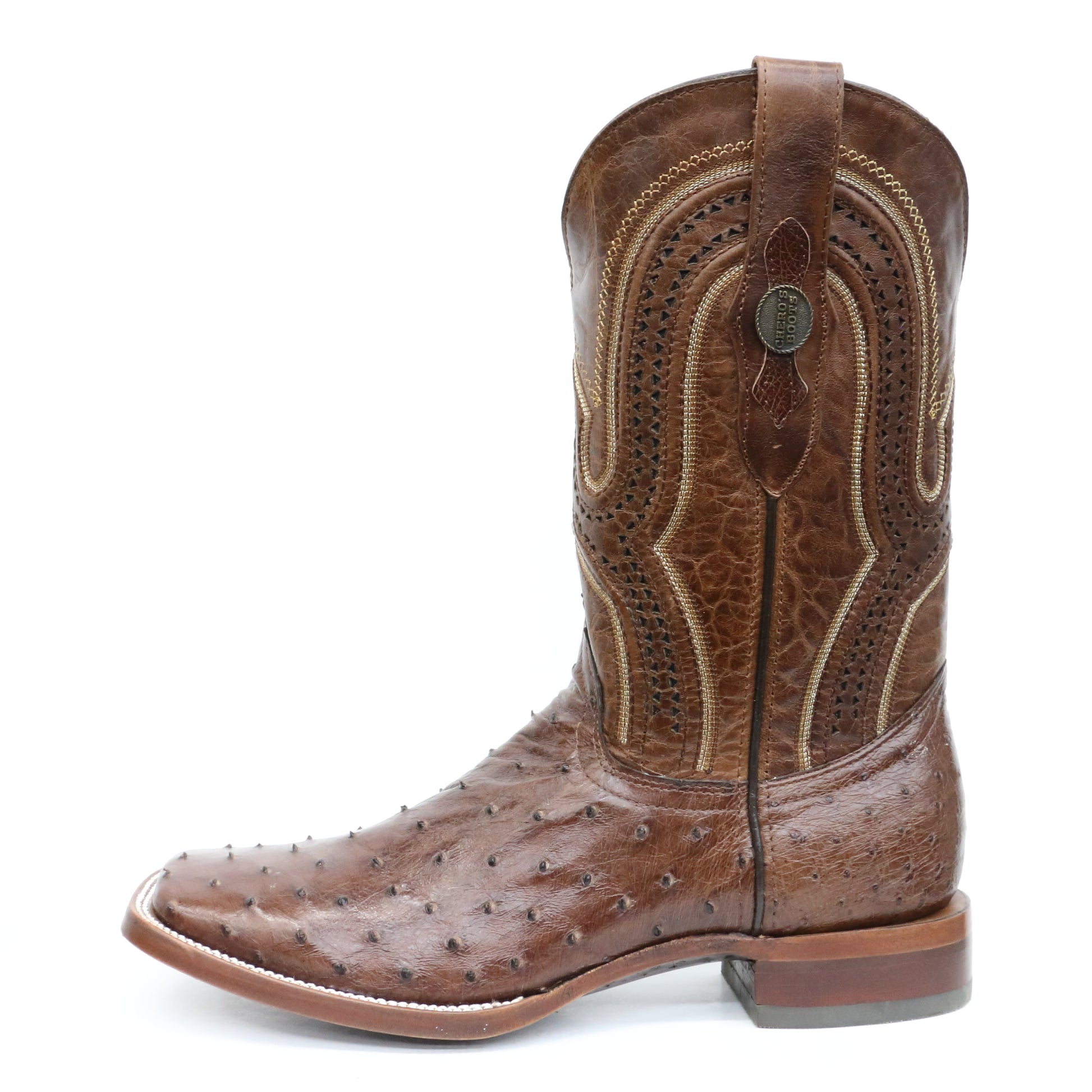 Chero's Premium Exotic Ostrich Kango Brown