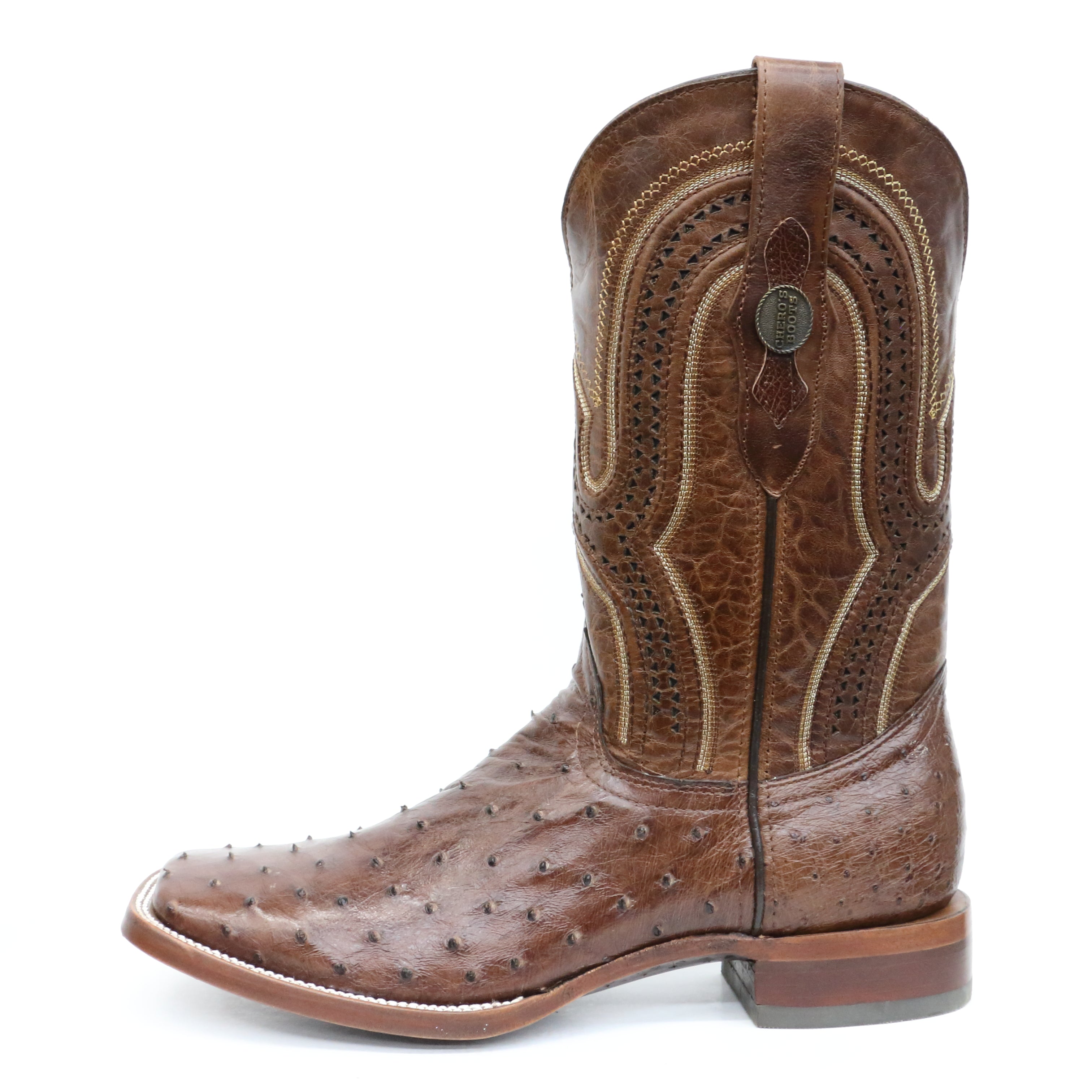 Chero's Premium Exotic Ostrich Kango Brown