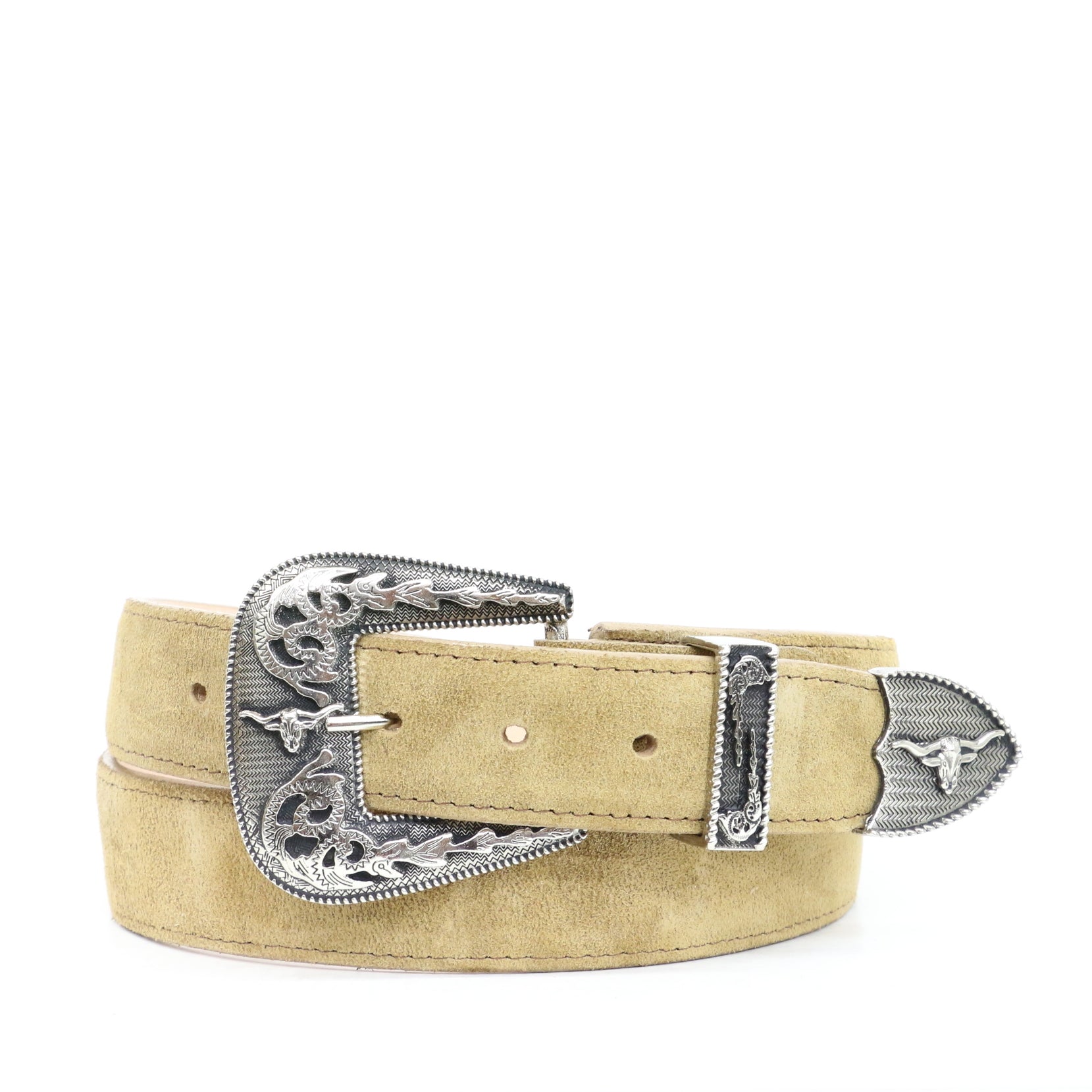 Men's Honey Roughout Belt