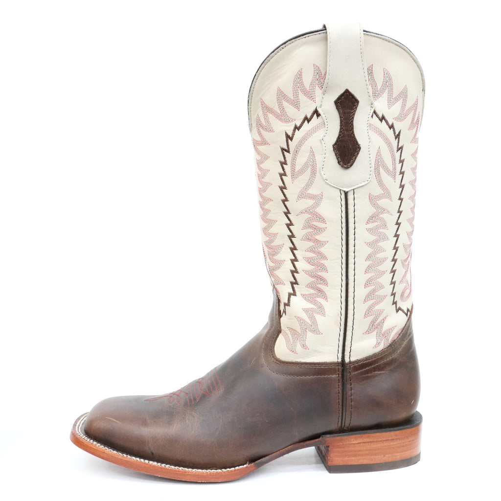 Chero's Leather Waxy Brown Square Toe Boots