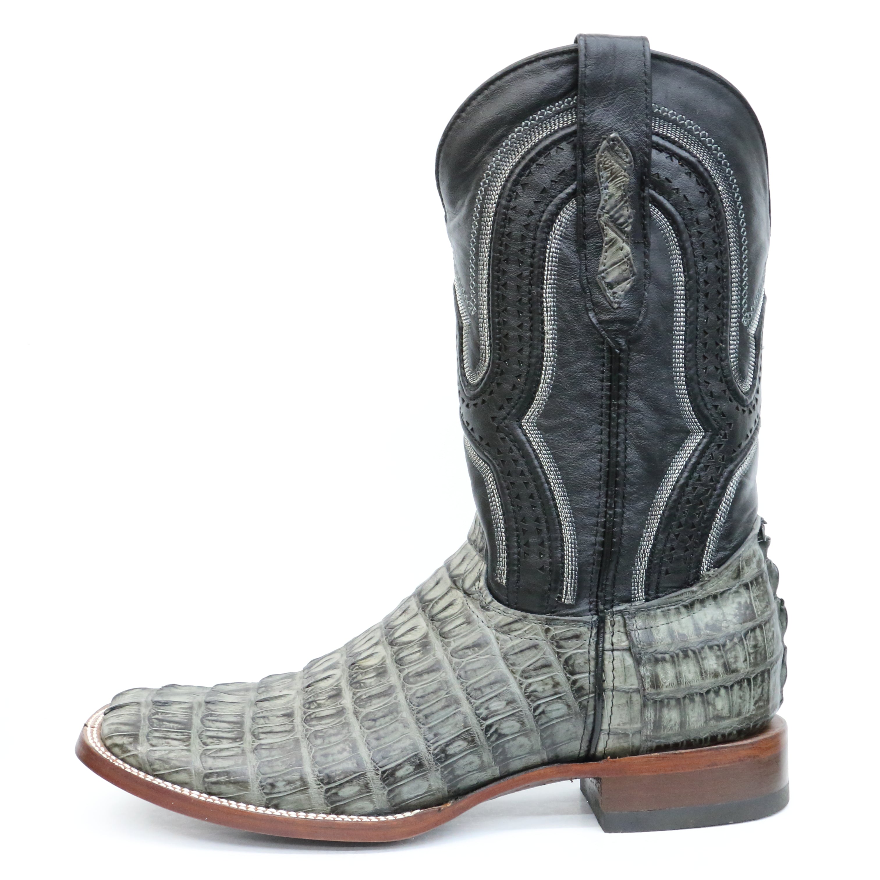 Chero's Premium Exotic Caiman Tail Gray