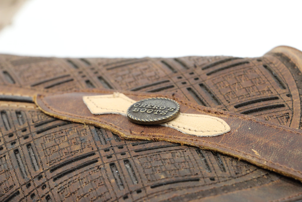 Chero's Premium Exotic Ostrich Vintage Sand
