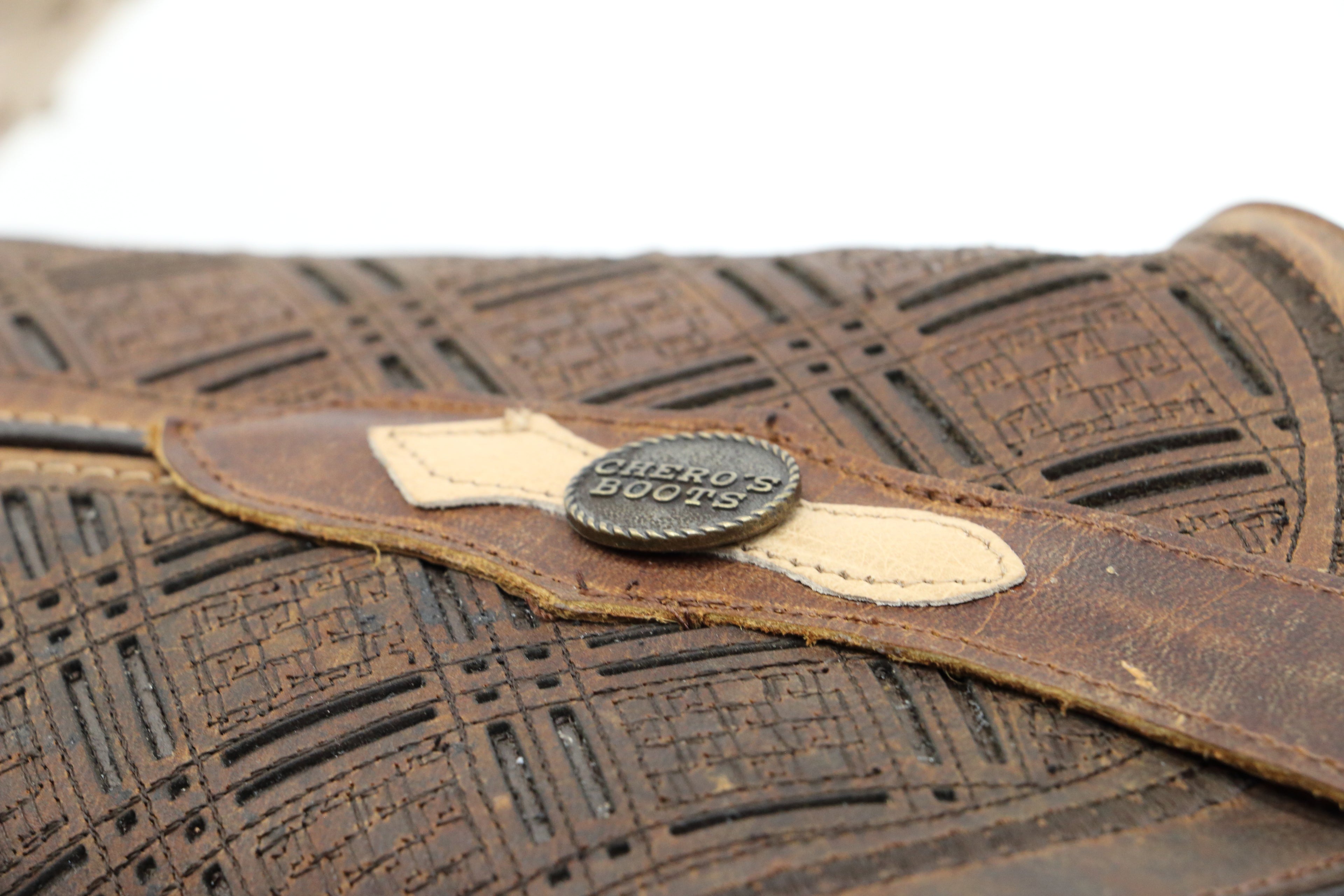 Chero's Premium Exotic Ostrich Vintage Sand