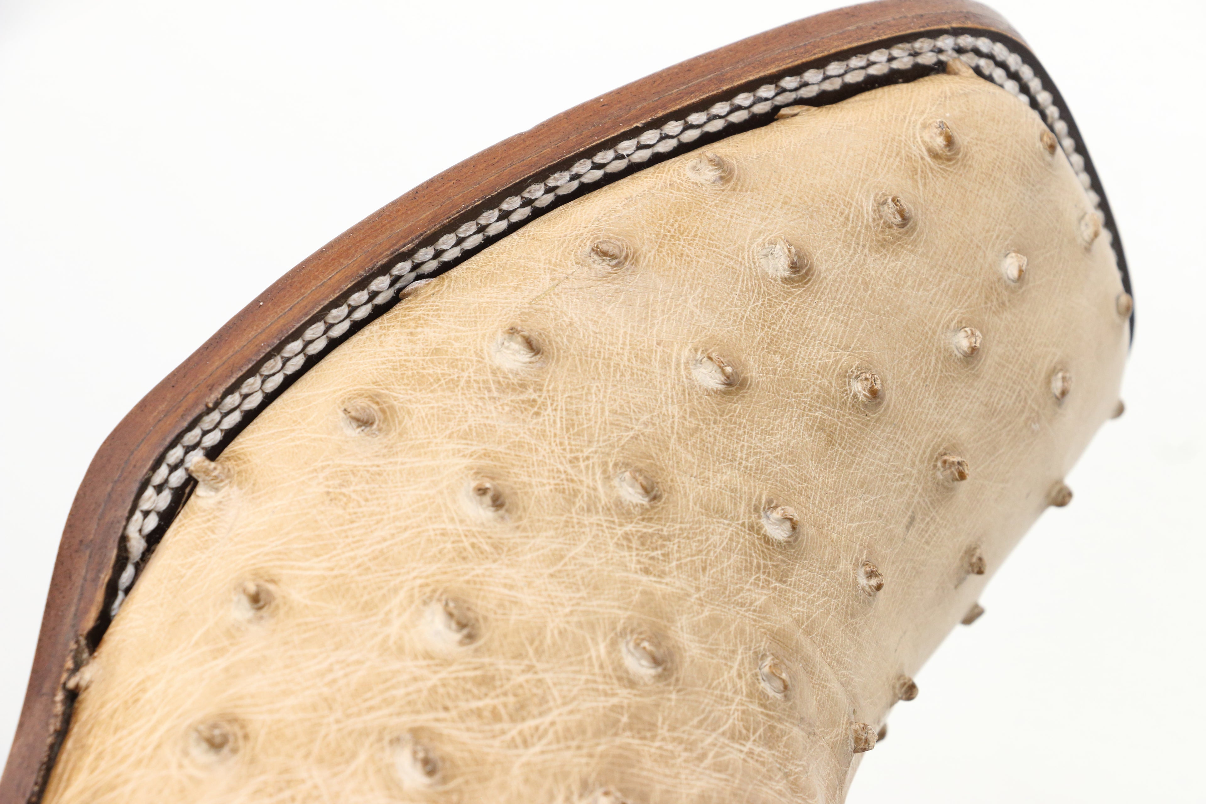 Chero's Premium Exotic Ostrich Vintage Sand