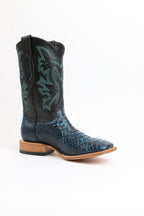 Chero's Premium Exotic Python Black Turquoise