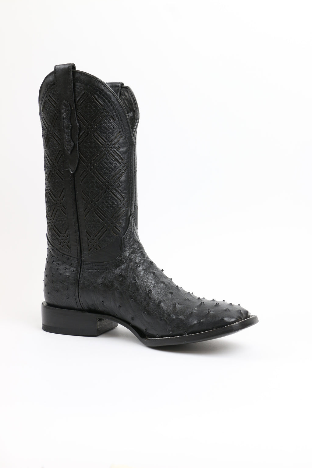 Chero's Premium Exotic Ostrich Triple Black