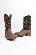 Chero's Premium Exotic Python Glazed Dark Brown