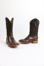 Chero's Premium Exotic Ostrich Cowboy Brown