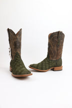 Chero's Premium Exotic Alligator Belly Olive