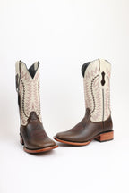 Chero's Leather Waxy Brown Square Toe Boots