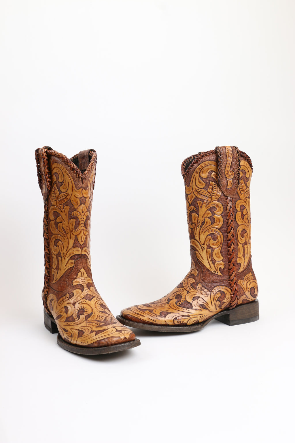 Men's Fully Hand-Tooled Boots