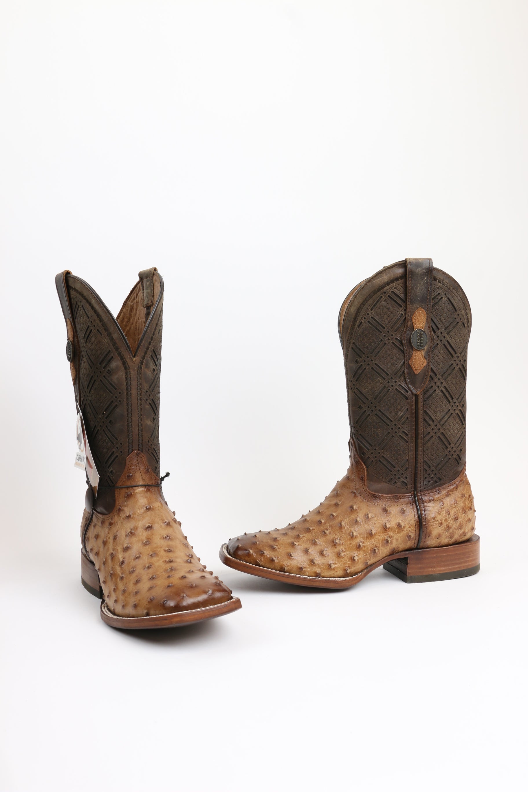 Chero's Premium Exotic Ostrich Scorched Brandy