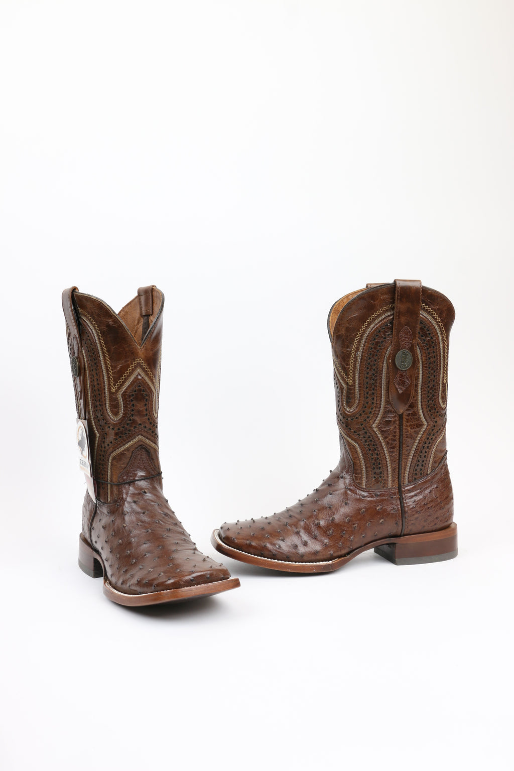 Chero's Premium Exotic Ostrich Kango Brown