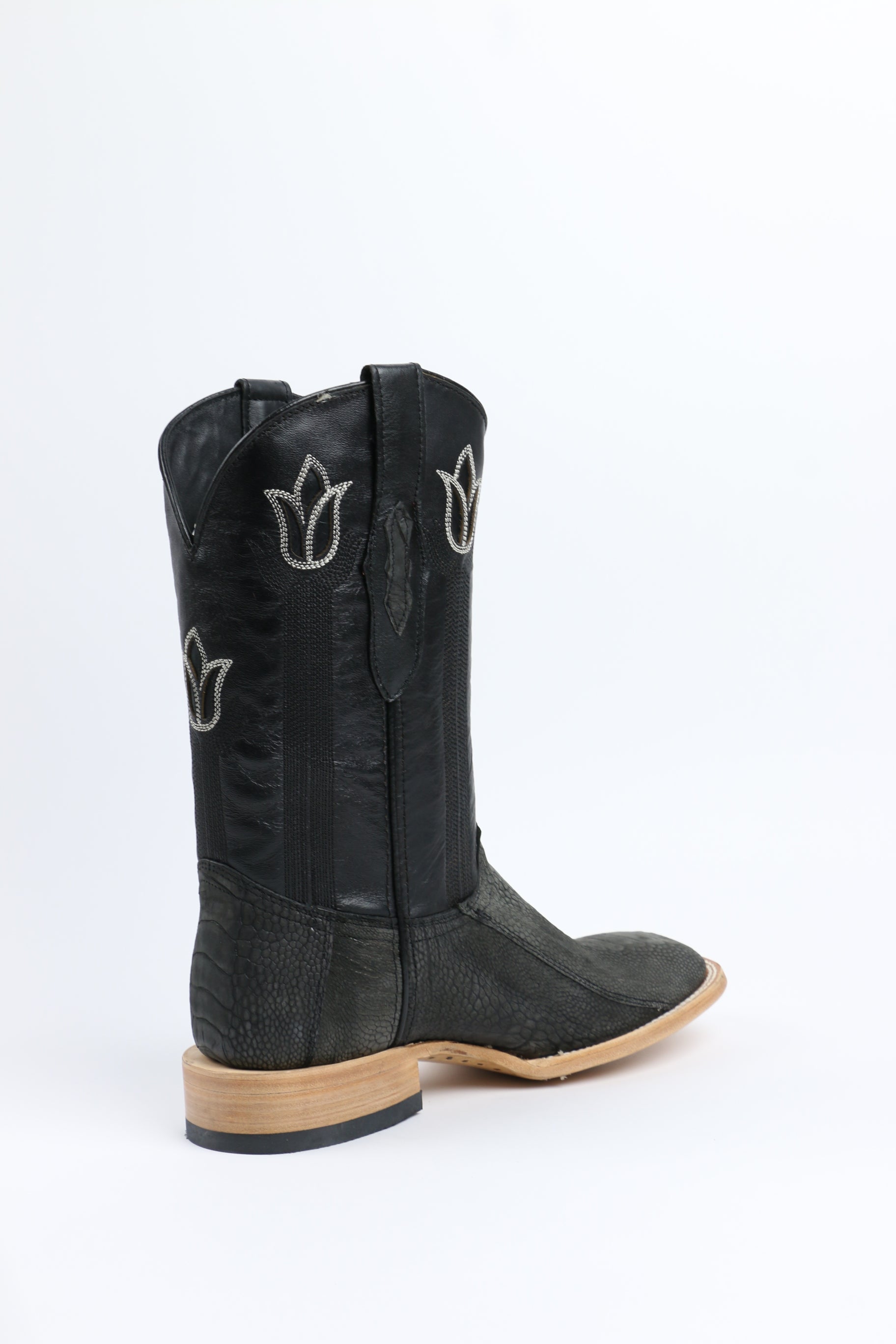 Chero's Premium Exotic Ostrich Leg Charcoal