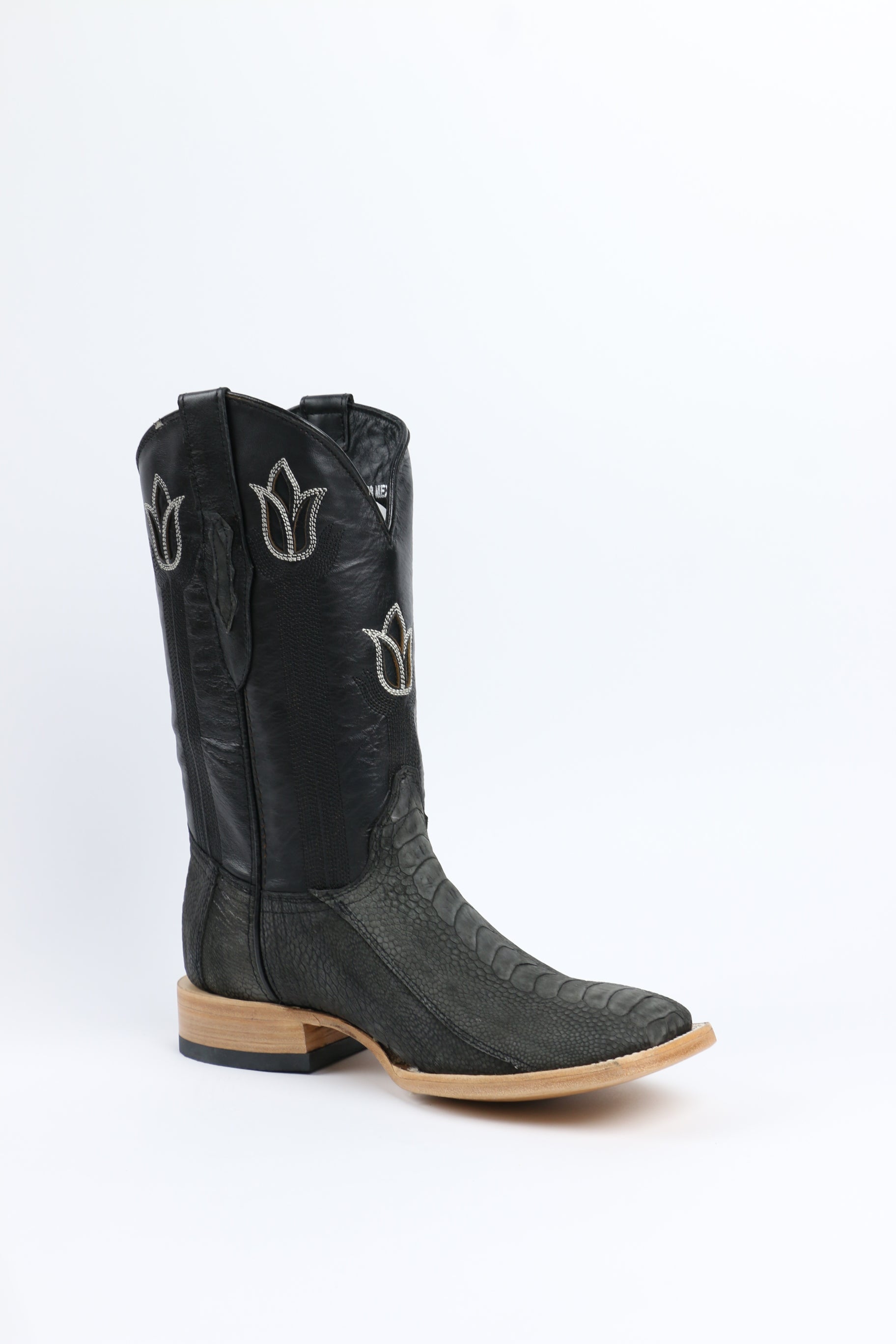 Chero's Premium Exotic Ostrich Leg Charcoal