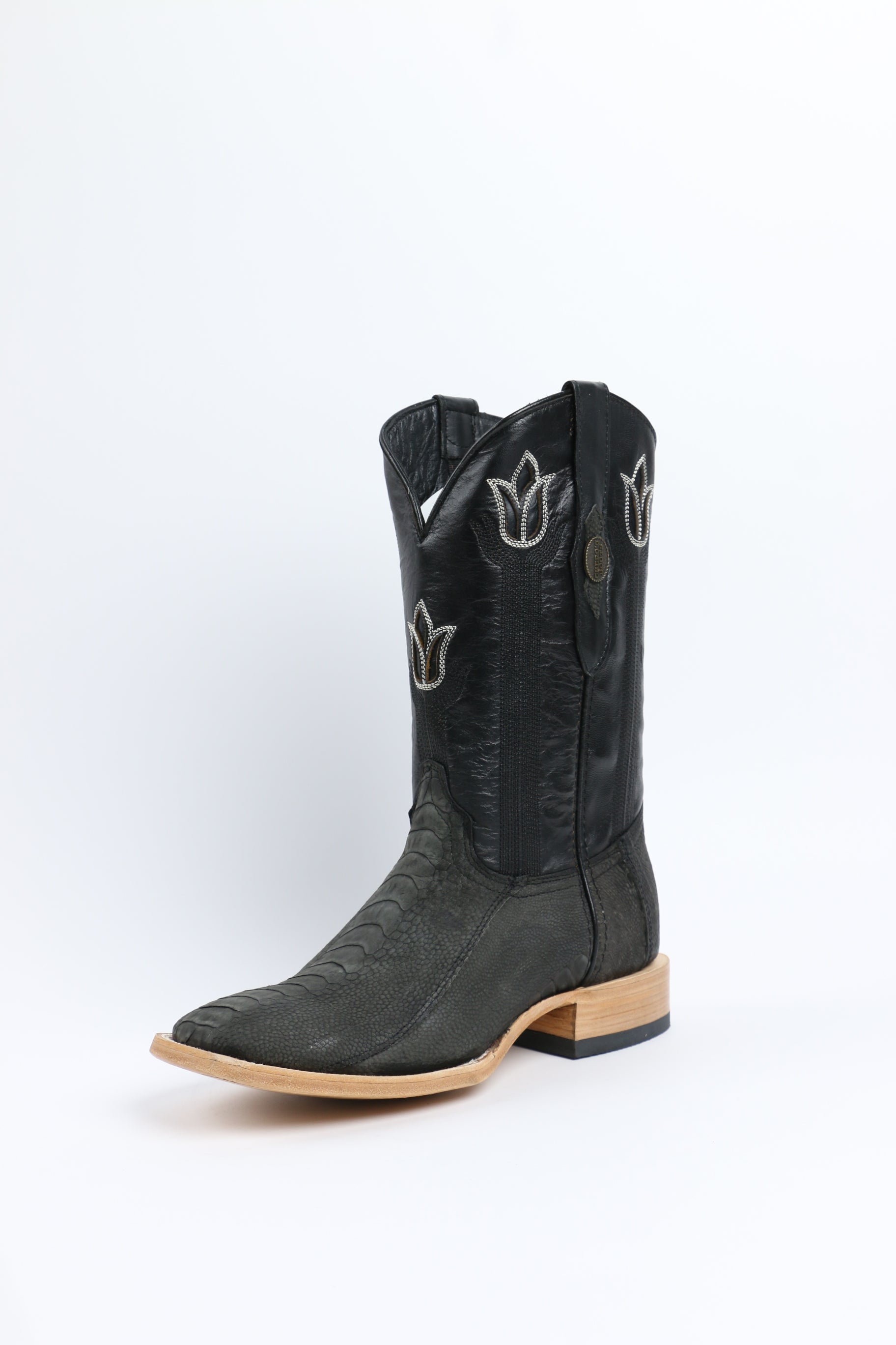 Chero's Premium Exotic Ostrich Leg Charcoal