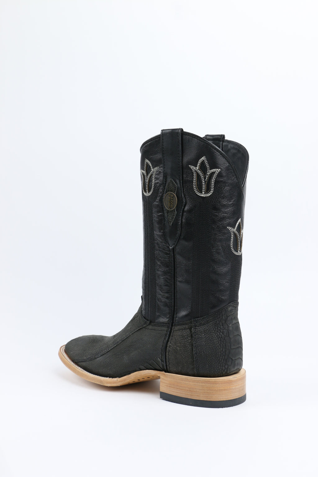 Chero's Premium Exotic Ostrich Leg Charcoal