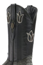 Chero's Premium Exotic Ostrich Leg Charcoal