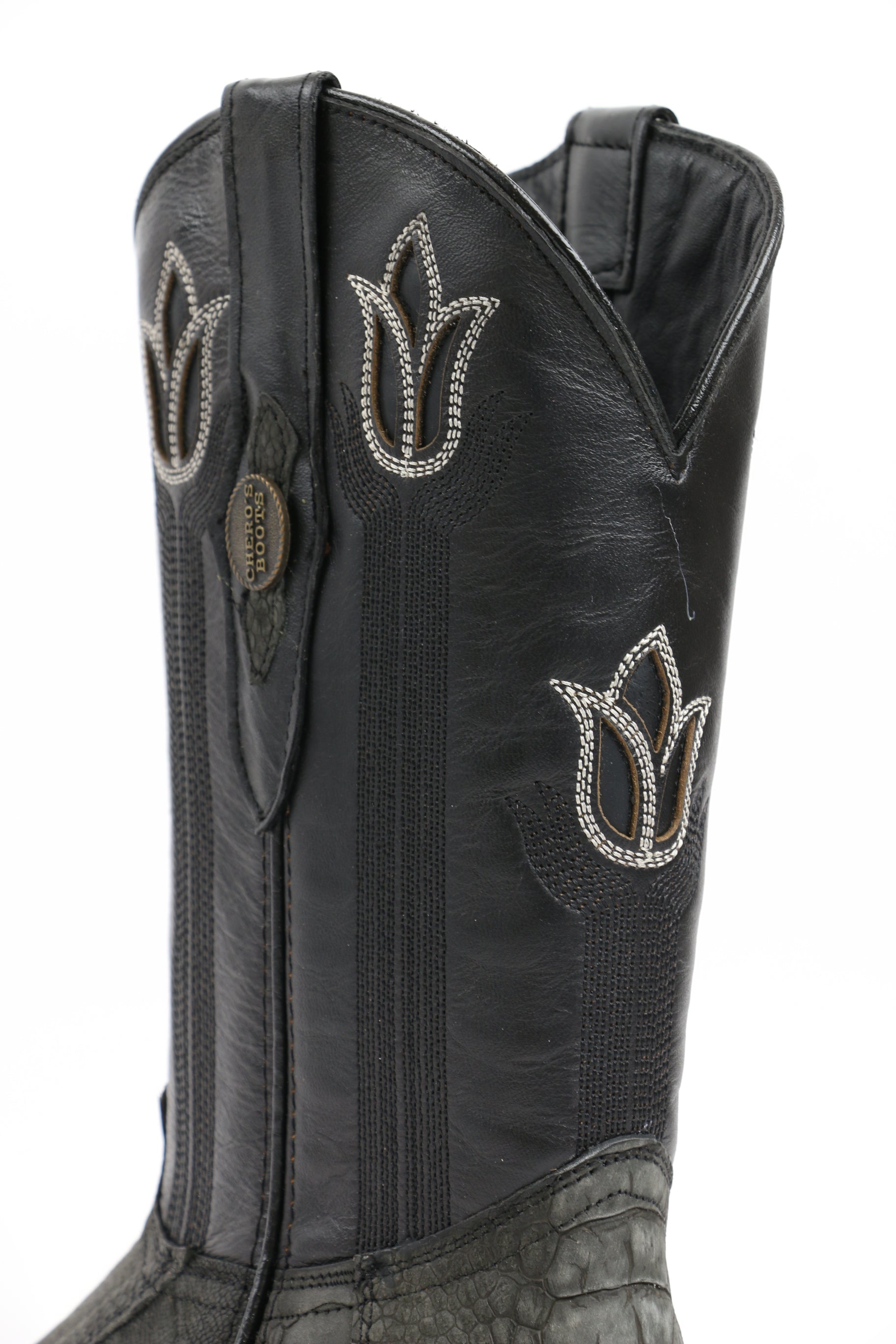 Chero's Premium Exotic Ostrich Leg Charcoal