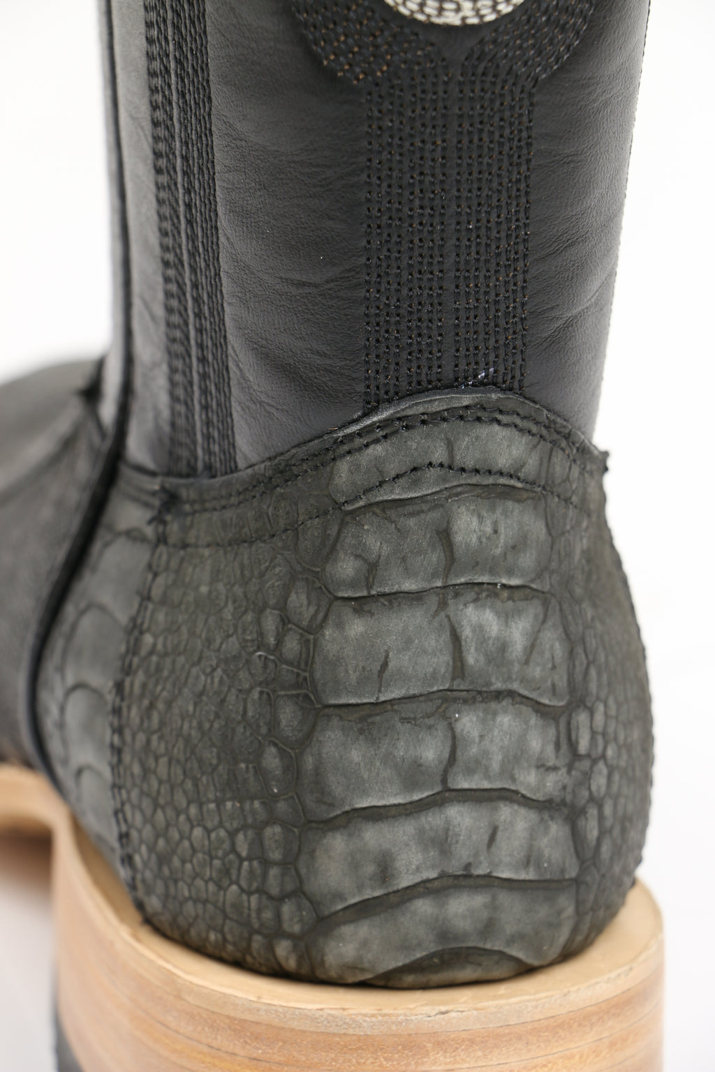Chero's Premium Exotic Ostrich Leg Charcoal