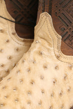Chero's Premium Exotic Ostrich Vintage Sand