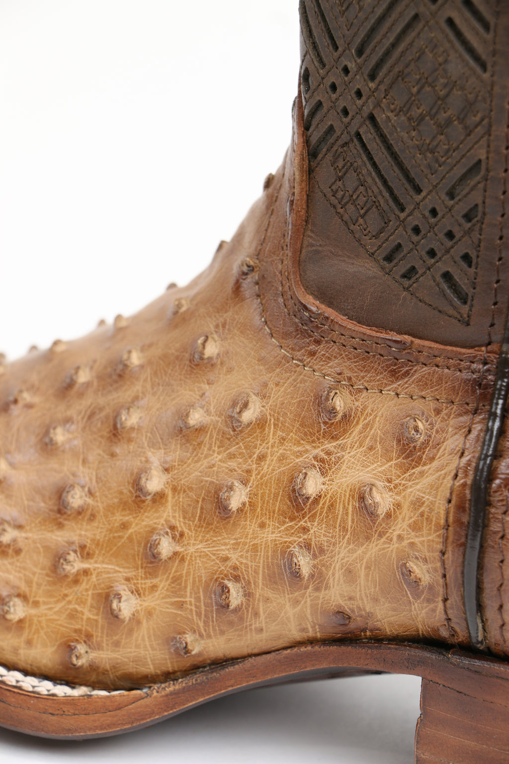 Chero's Premium Exotic Ostrich Scorched Brandy