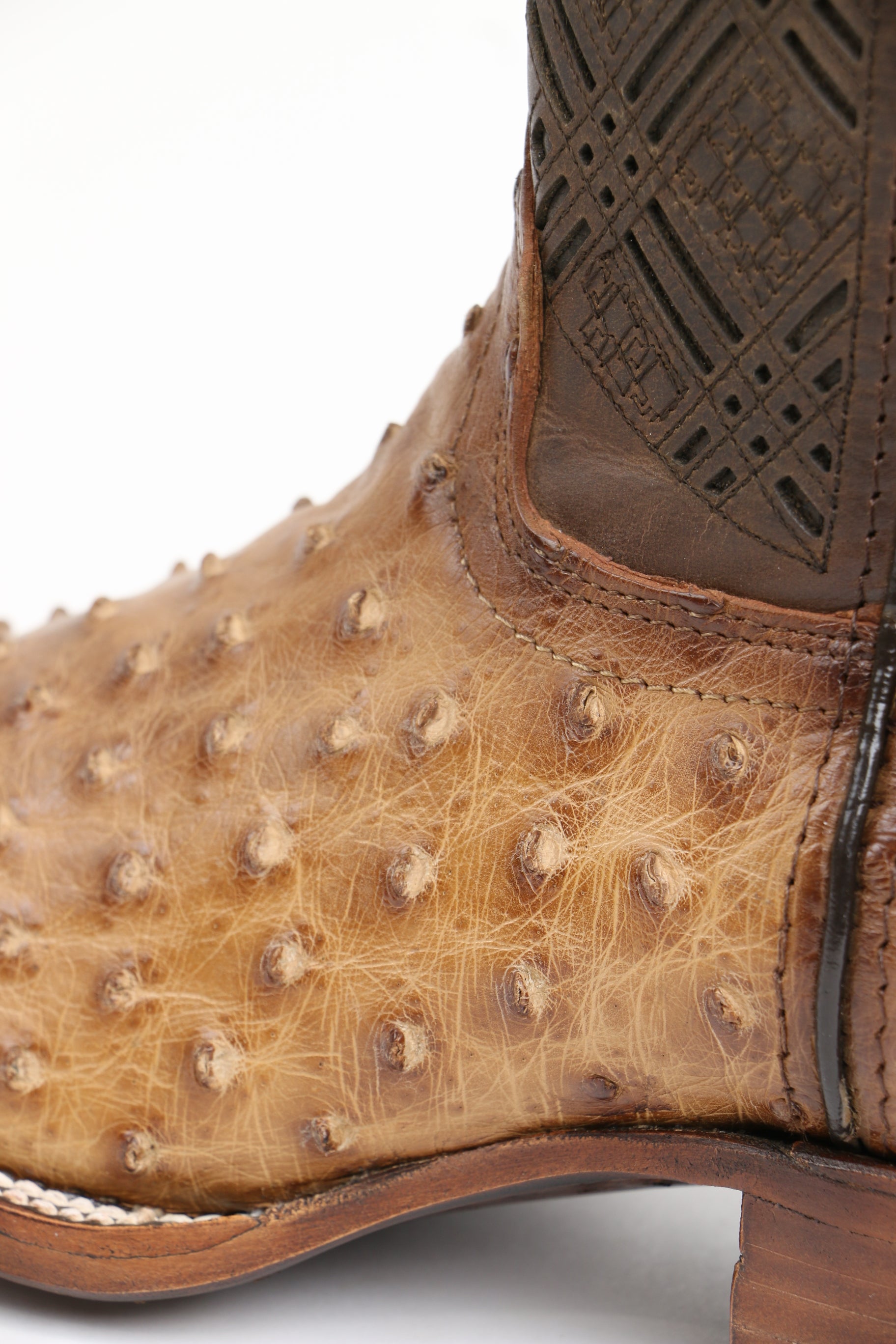 Chero's Premium Exotic Ostrich Scorched Brandy