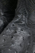 Chero's Premium Exotic Ostrich Triple Black