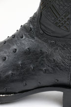 Chero's Premium Exotic Ostrich Triple Black