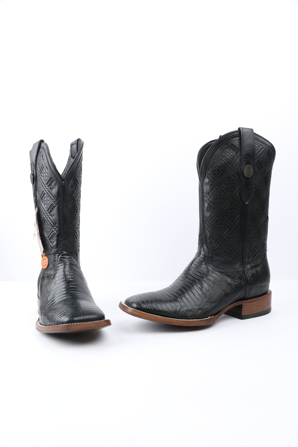 Chero's Premium Exotic Teju Lizard Noir