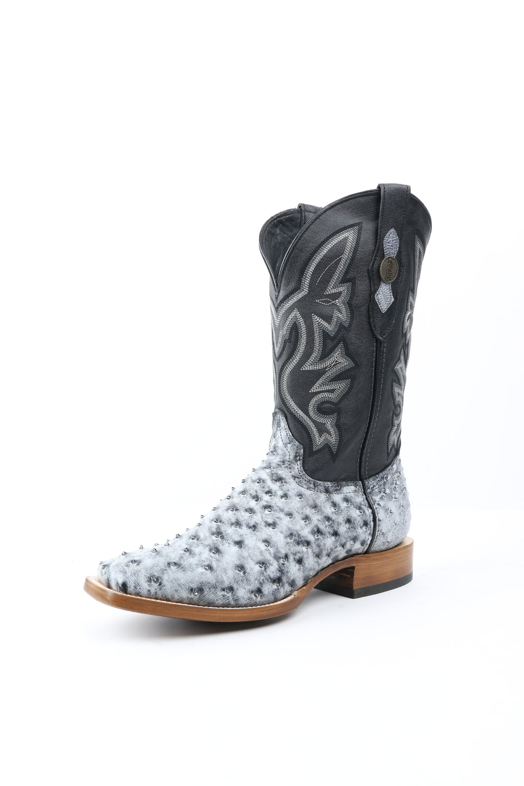 Chero's Premium Exotic Ostrich Charcoal