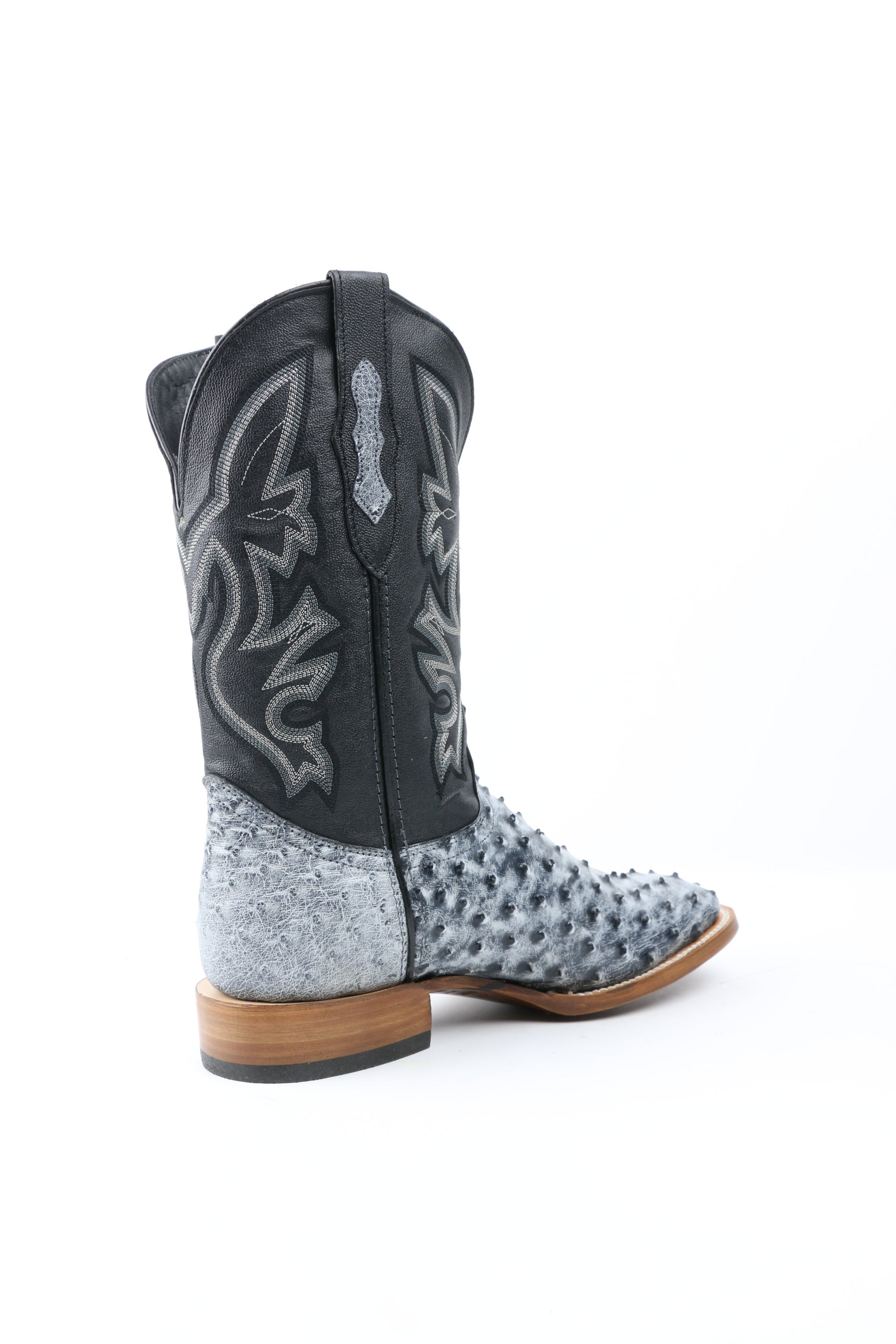 Chero's Premium Exotic Ostrich Charcoal