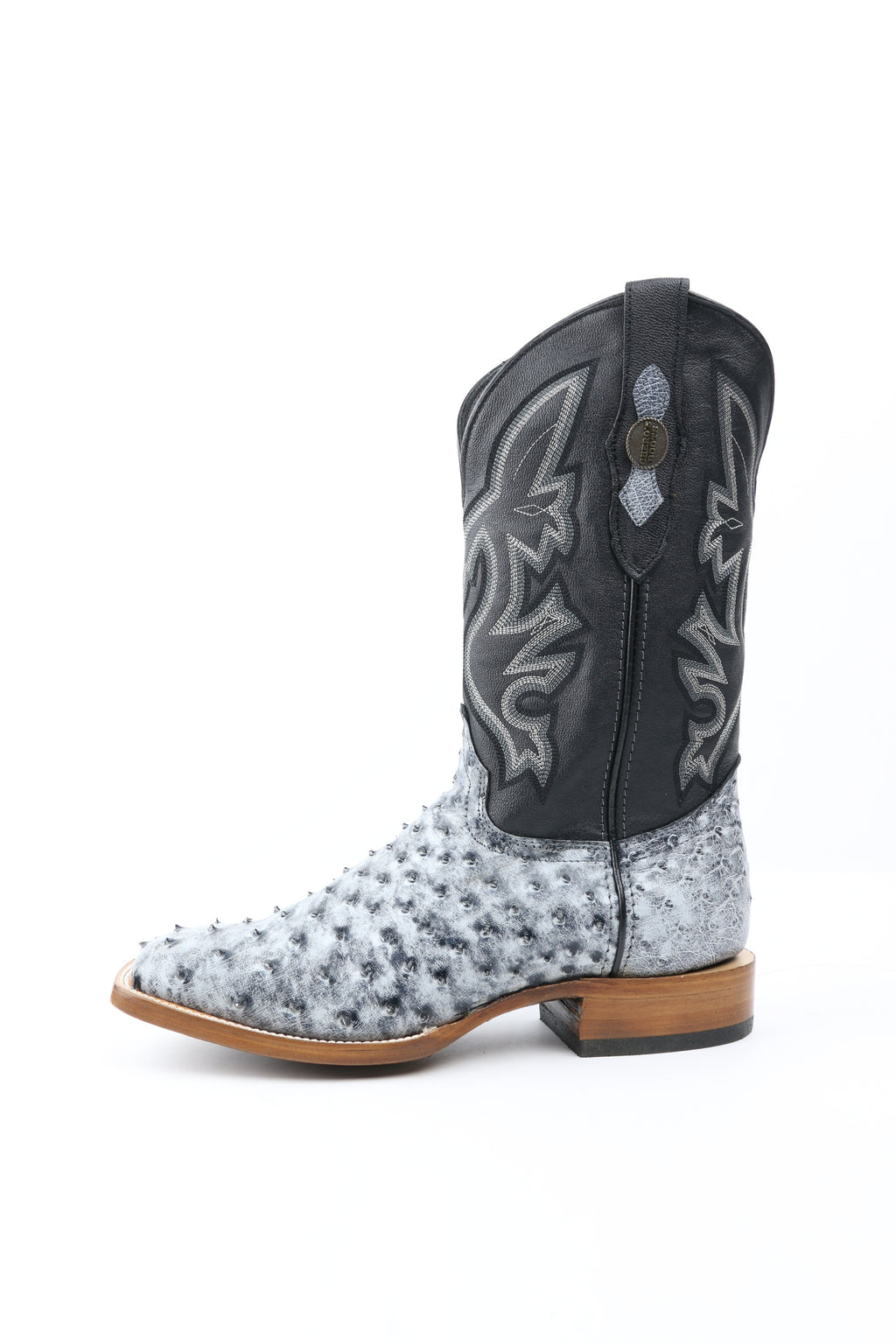 Chero's Premium Exotic Ostrich Charcoal