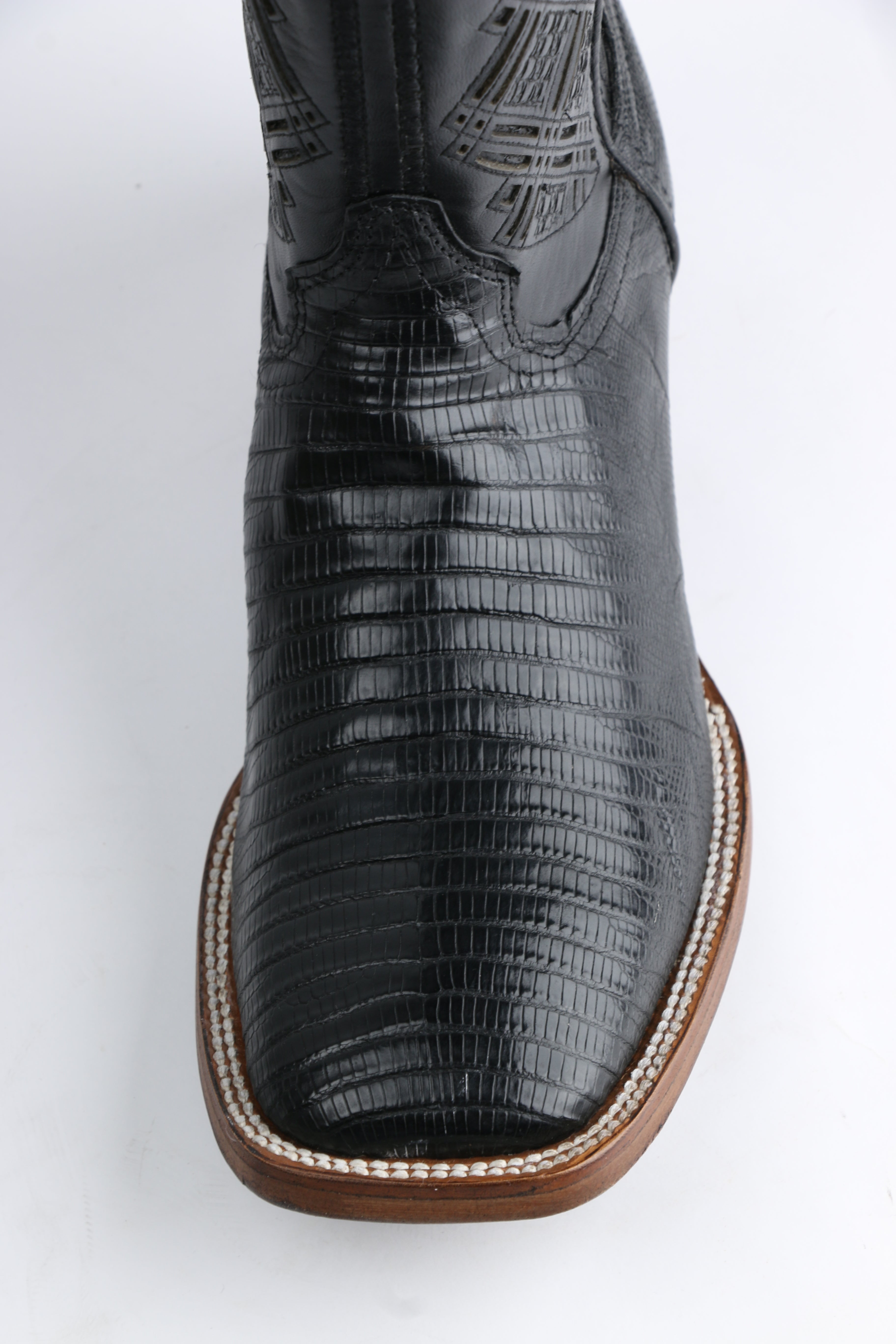 Chero's Premium Exotic Teju Lizard Noir