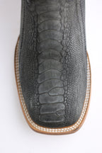 Chero's Premium Exotic Ostrich Leg Charcoal