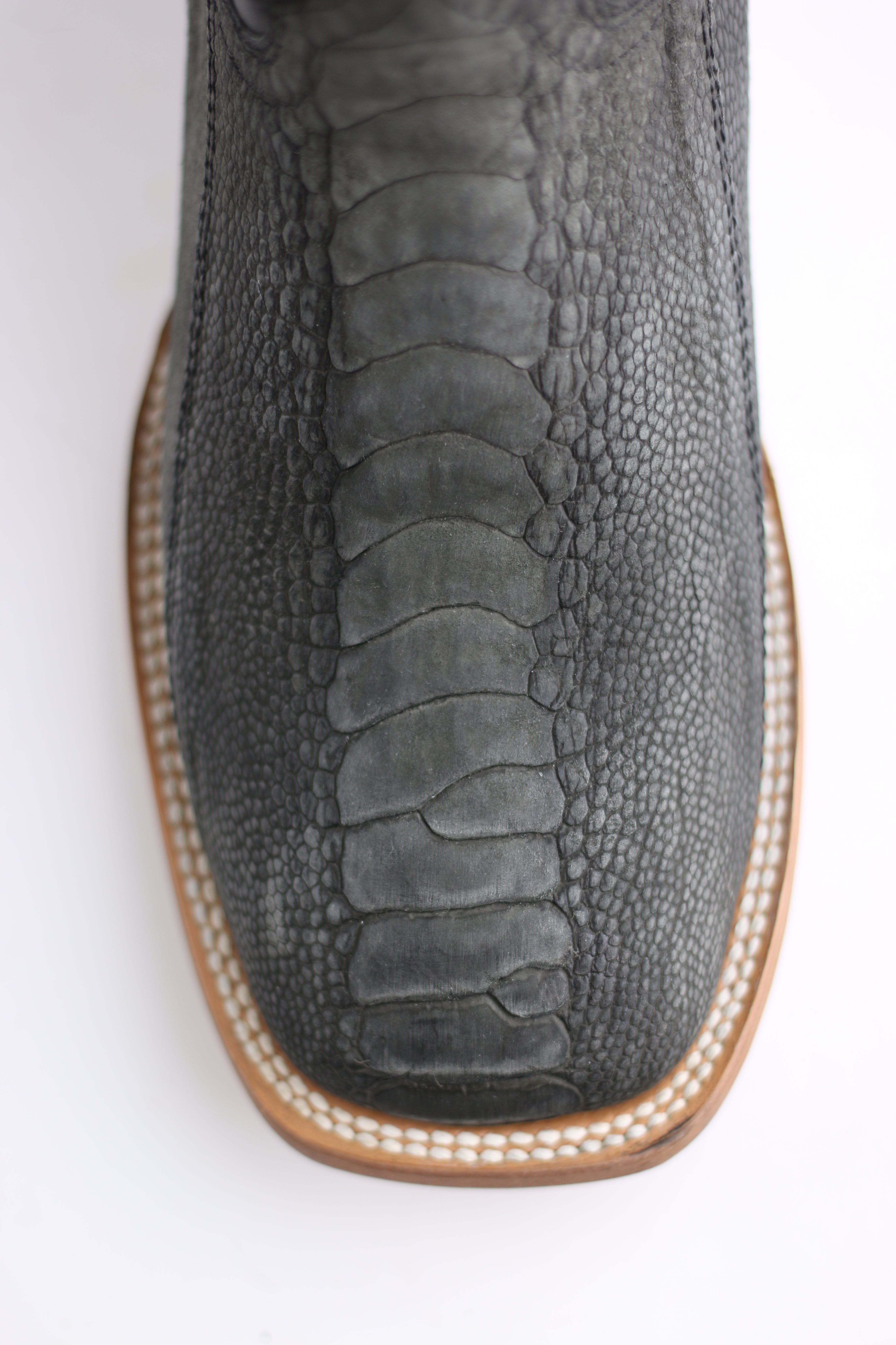 Chero's Premium Exotic Ostrich Leg Charcoal