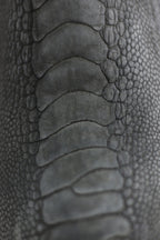 Chero's Premium Exotic Ostrich Leg Charcoal