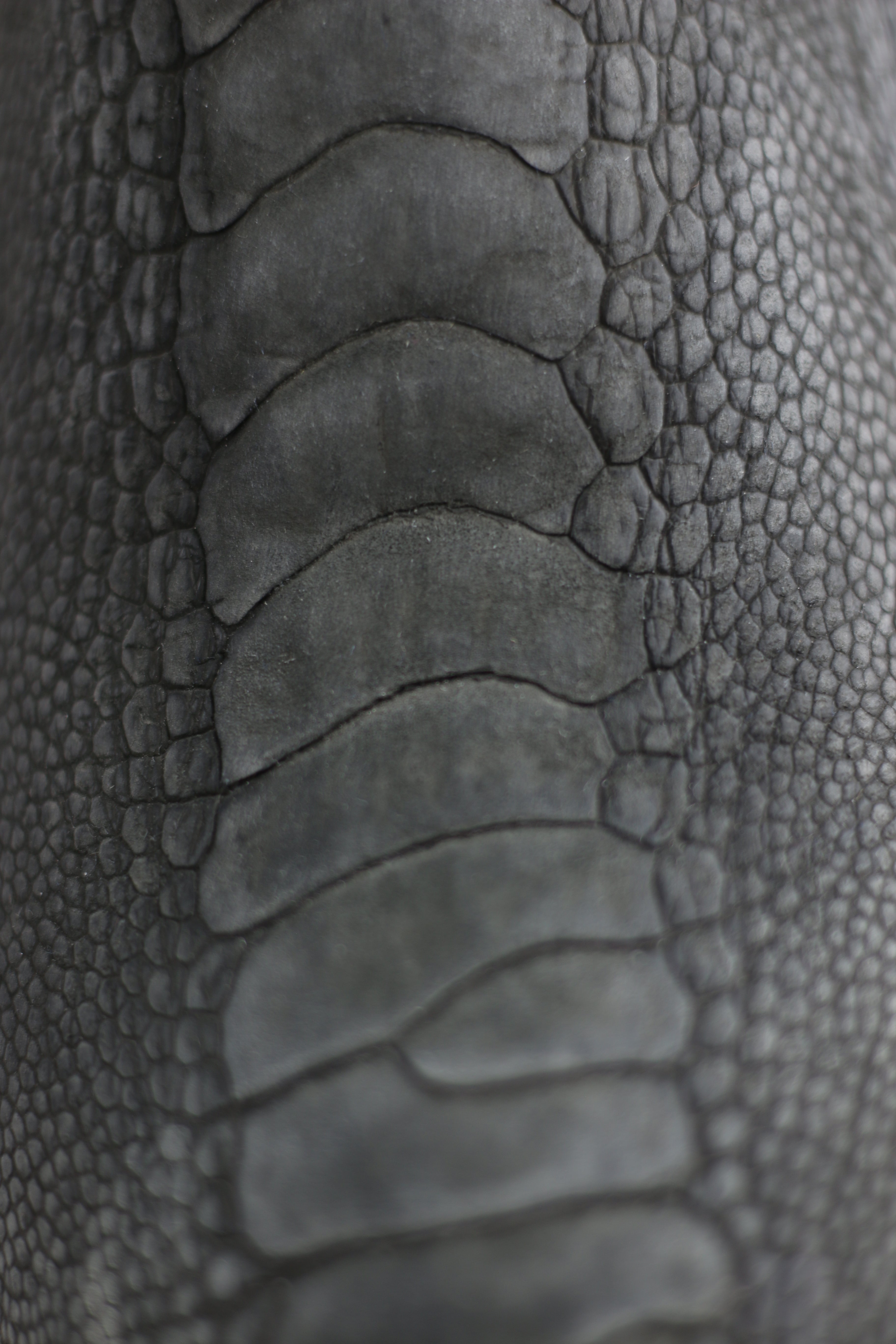 Chero's Premium Exotic Ostrich Leg Charcoal