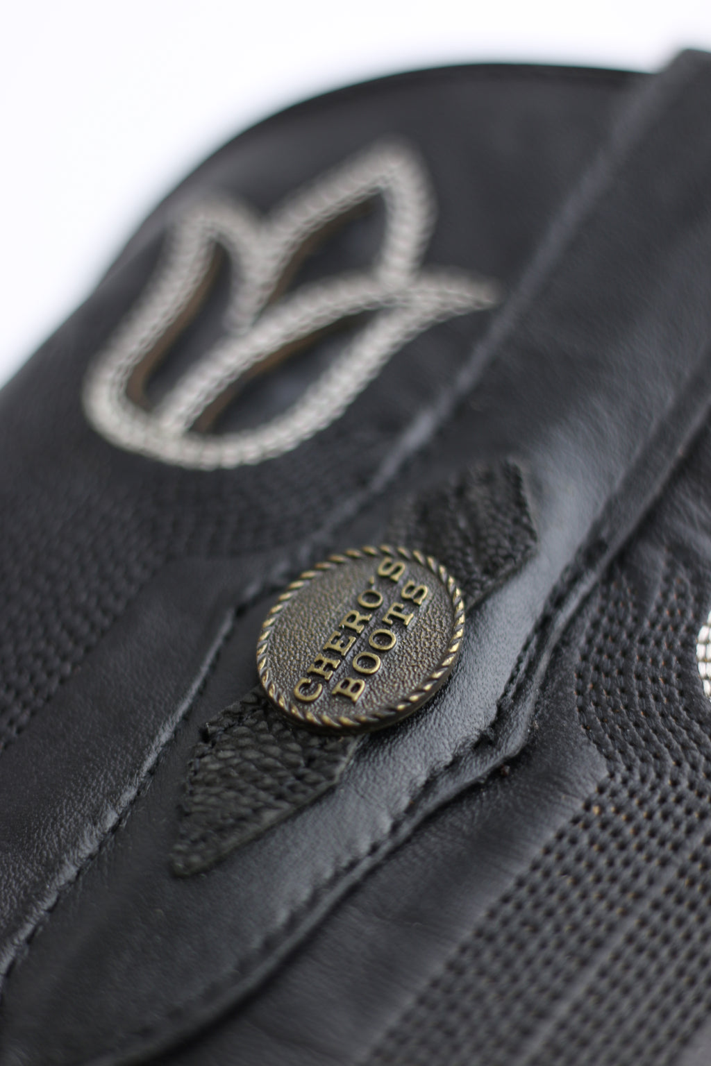 Chero's Premium Exotic Ostrich Leg Charcoal