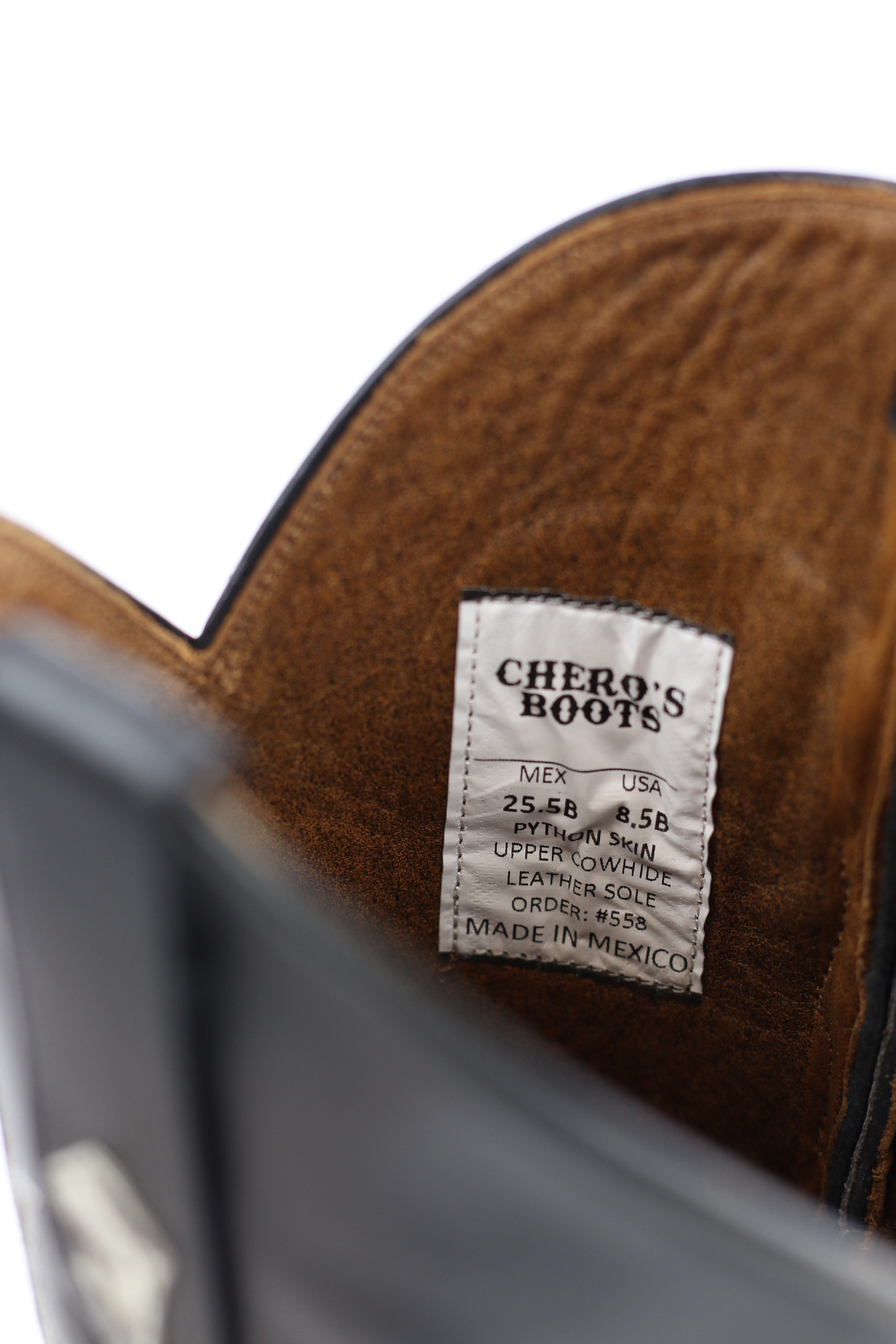 Chero's Premium Exotic Python Natural Front-Cut