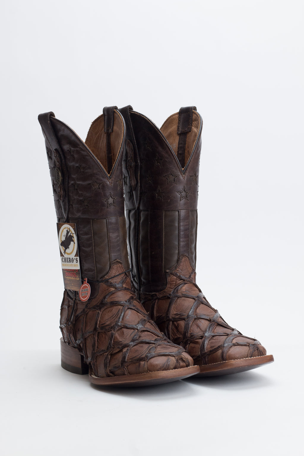 Chero Choco Chero's Premium Exotic Pirarucu Matte Chocolate – Chero's Boots