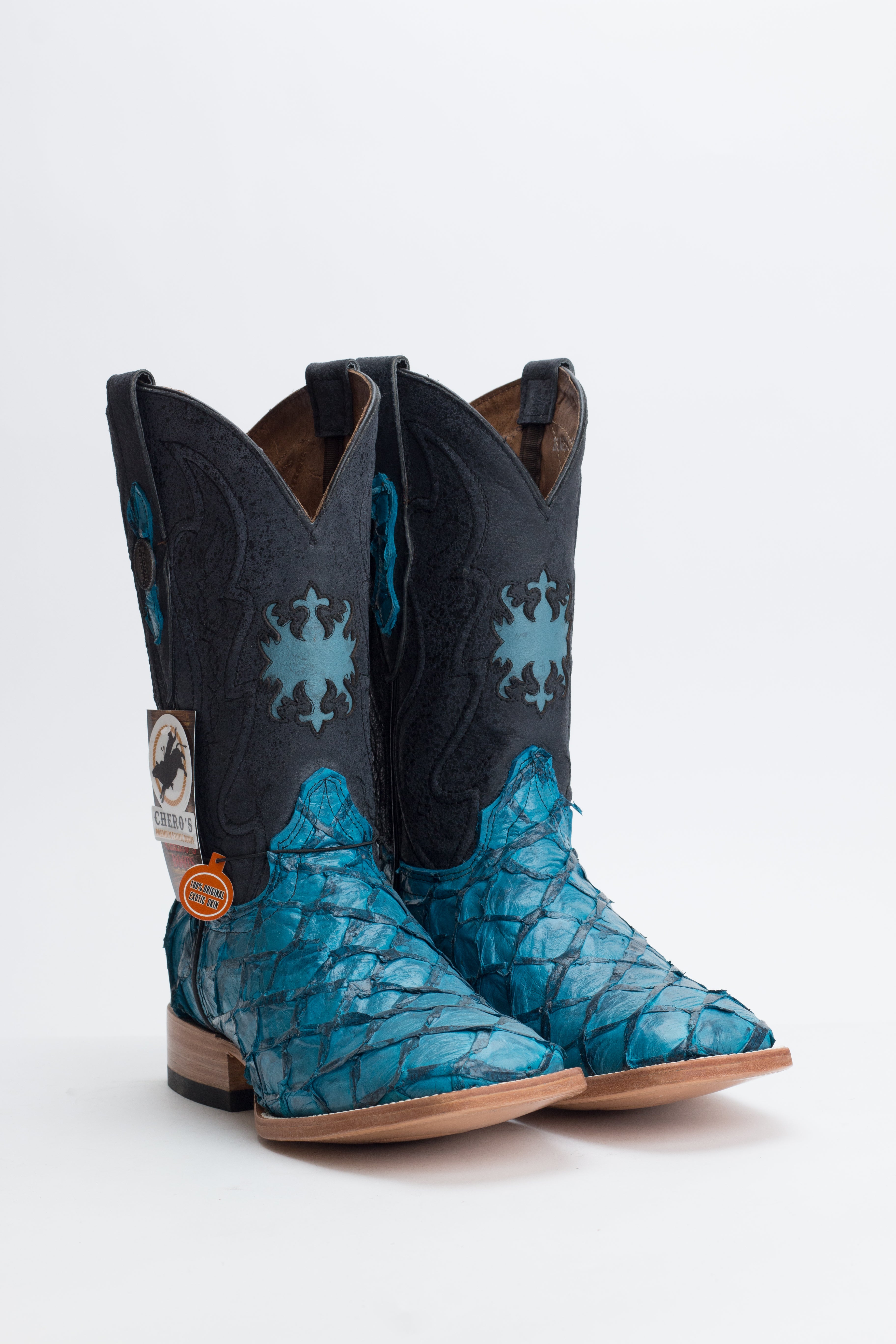 Chero's Premium Exotic Pirarucu Bahama Blue